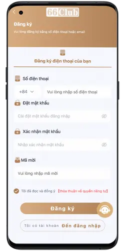 Đăng ký 66CLUB